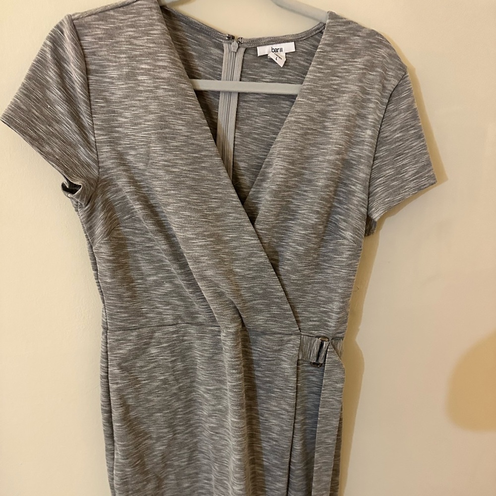 Bar III gray dress size large